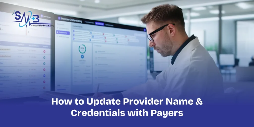 How to Update Provider Name & Credentials with Payers