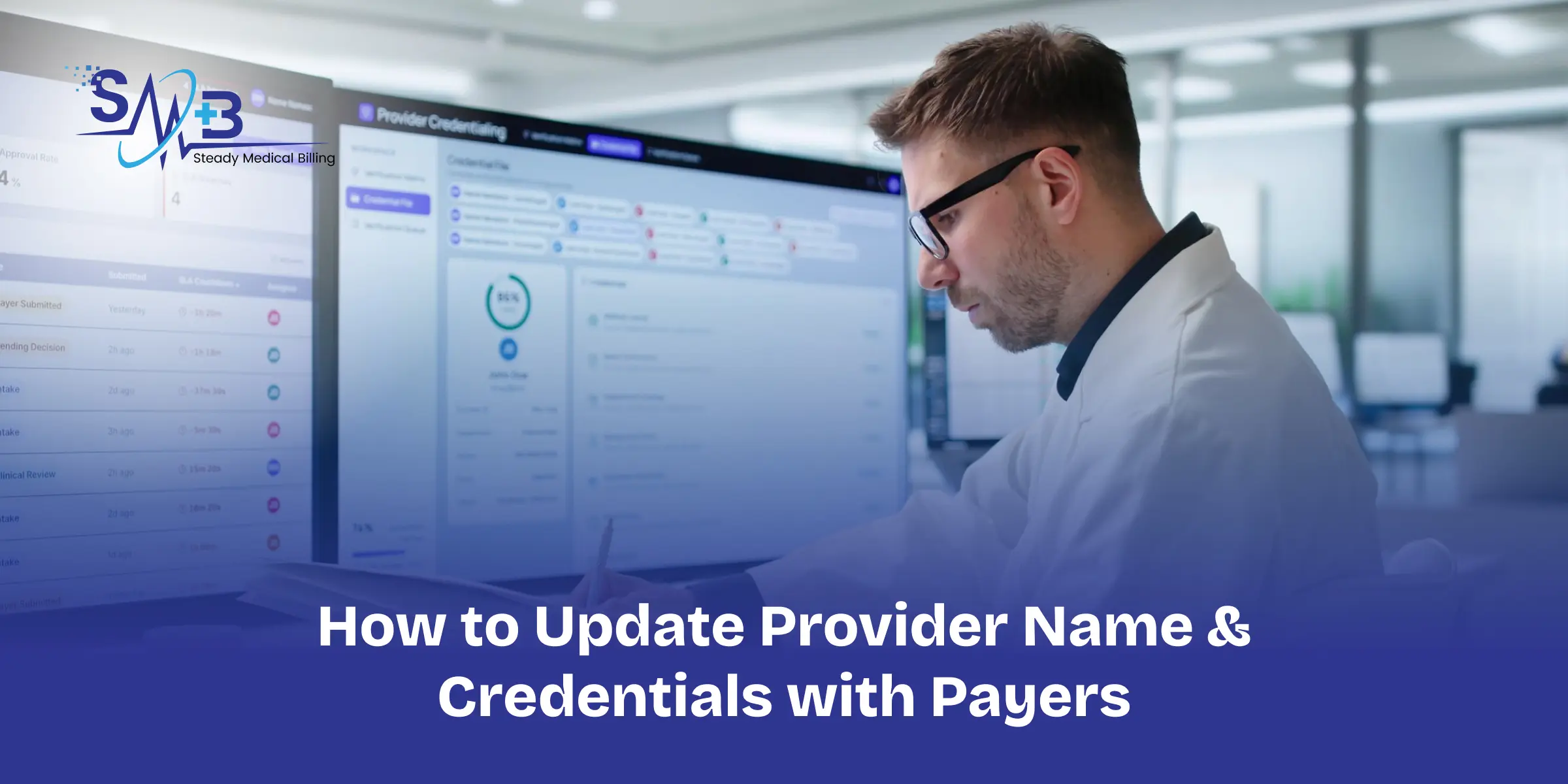How to Update Provider Name & Credentials with Payers